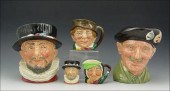 LOT OF 5 ROYAL DOULTON TOBY JU
