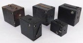 LOT OF 5 SENECA BOX CAMERAS Lo