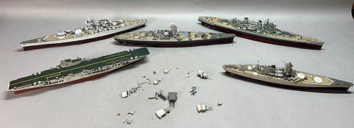 LOT OF 5 SHIP MODELS - 3