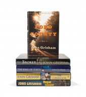 LOT OF 5 SIGNED JOHN GRISHAM N