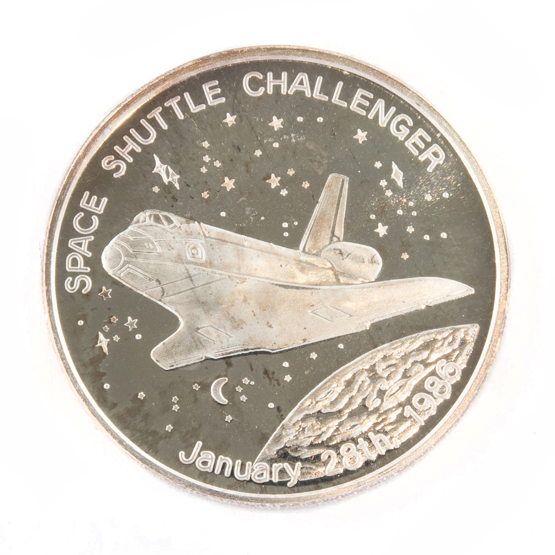 (LOT OF 5) SILVER ROUNDS,