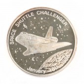(LOT OF 5) SILVER ROUNDS, CHAL