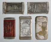 Lot of 5: Silver Souvenir Matc