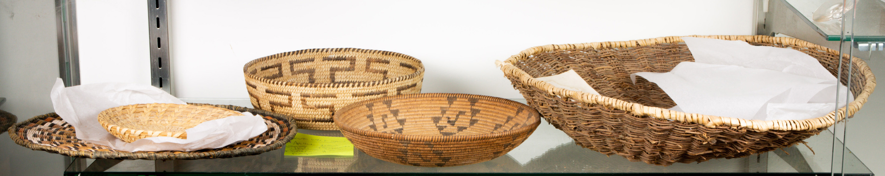 (LOT OF 5) SOUTH WEST BASKETS,