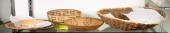 (LOT OF 5) SOUTH WEST BASKETS,