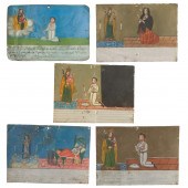 (LOT OF 5) SPANISH COLONIAL TI