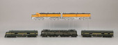 LOT OF 5 TRAINS- PA RR GG1, PA