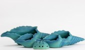 (LOT OF 5) VAN BRIGGLE ART POT