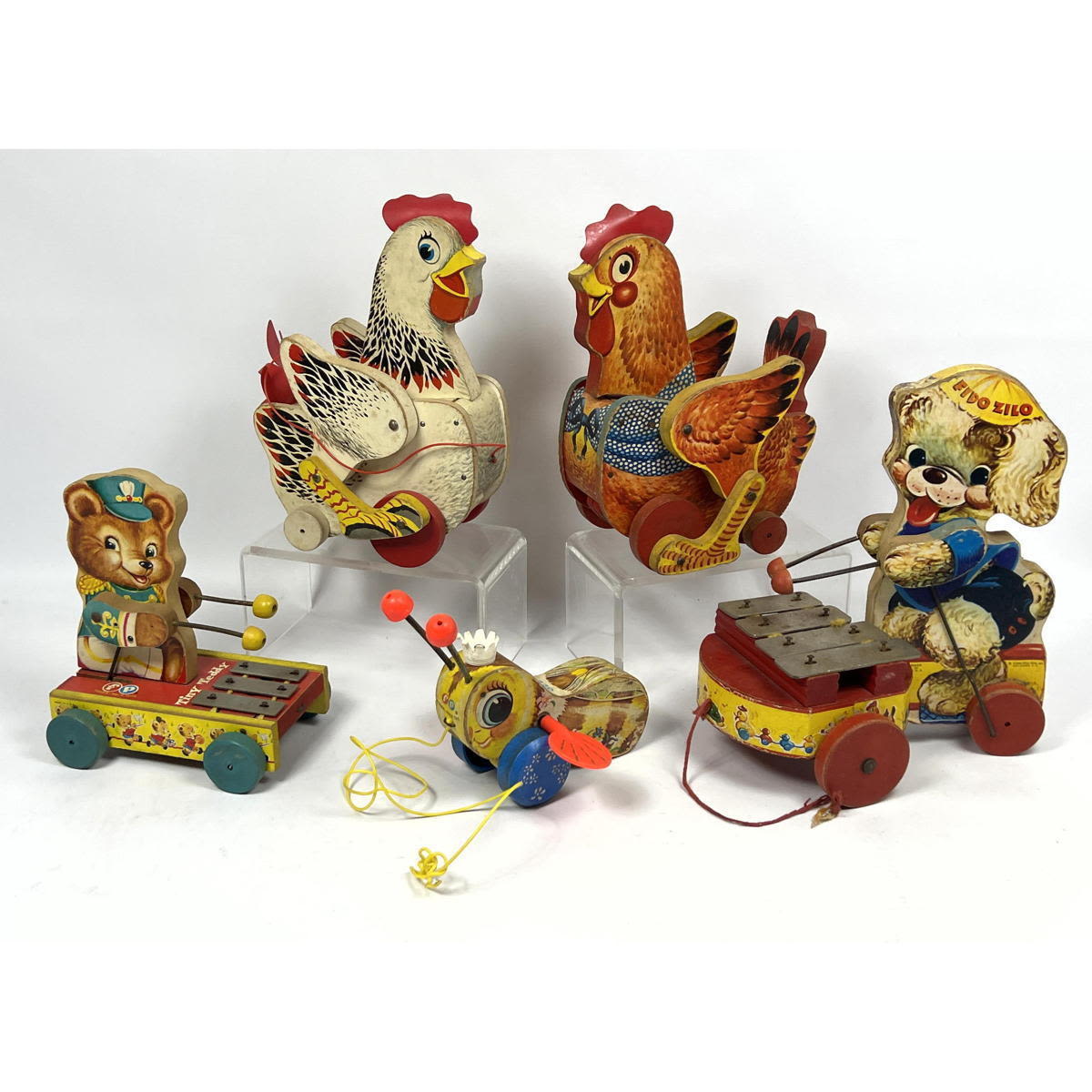 Lot of 5 Vintage Fisher Price