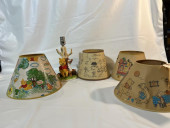 LOT OF (5) WINNIE THE POOH: (4