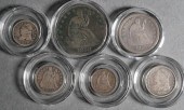 LOT OF (6) 19TH CENTURY US COI