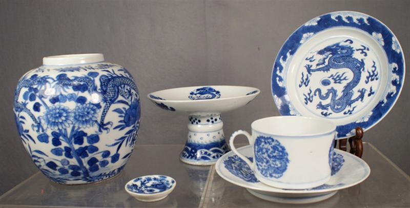 Lot of 6 19th/20th c Chinese export