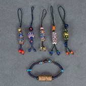 (LOT OF 6) AFRICAN GLASS TRADE