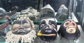 (LOT OF 6) AFRICAN OR INDONESI