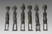 LOT OF 6 AKAN ANCESTRAL FIGURE