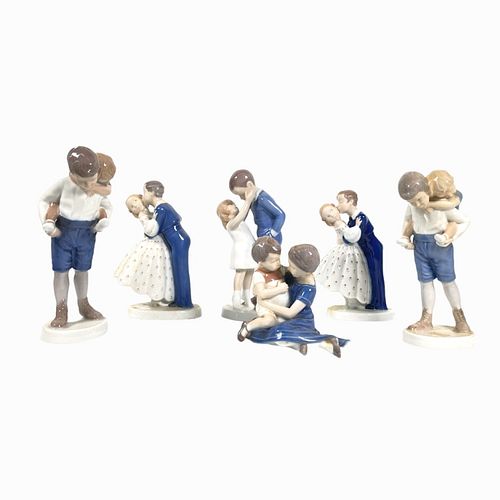 LOT OF 6 BING & GRONDAHL COPENHAGEN