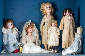 (LOT OF 6) BISQUE OR COMPOSITI