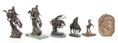 LOT OF 6: BRONZES.<br>Mixed lo