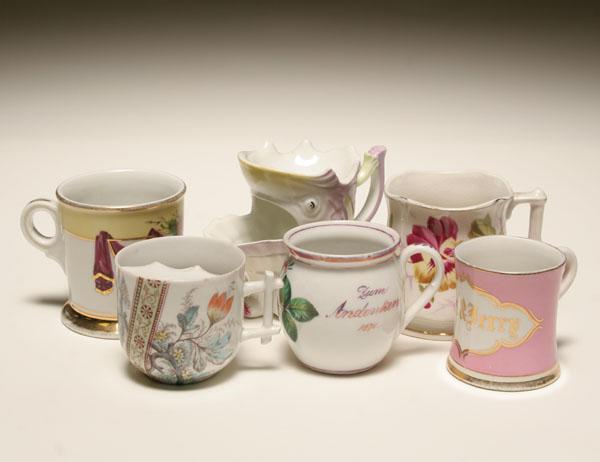 Lot of 6 china mugs including