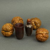 (LOT OF 6) CHINESE CARVINGS (l