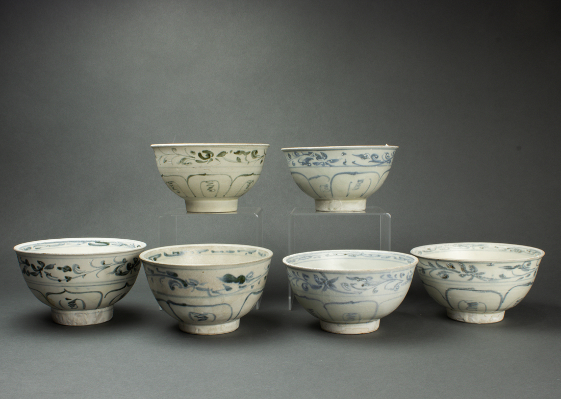 (LOT OF 6) CHINESE EXPORT