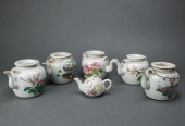 (LOT OF 6) CHINESE FAMILLE ROS