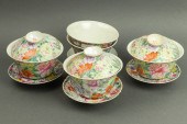 (LOT OF 6) CHINESE FAMILLE ROS