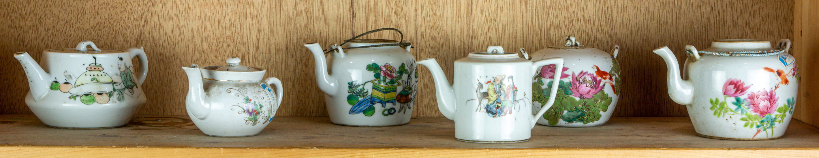 (LOT OF 6) CHINESE FAMILLE ROSE