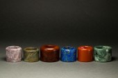 (LOT OF 6) CHINESE HARDSTONE A