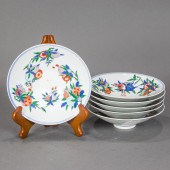 (LOT OF 6) CHINESE WUCAI  'SAN