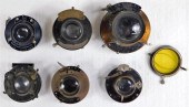 LOT OF 6 EARLY LENSES AND SHUT