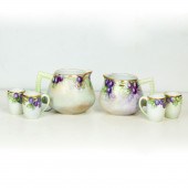 (LOT OF 6) GERMAN PORCELAIN LE