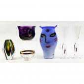 (LOT OF 6) GROUP OF KOSTA BODA