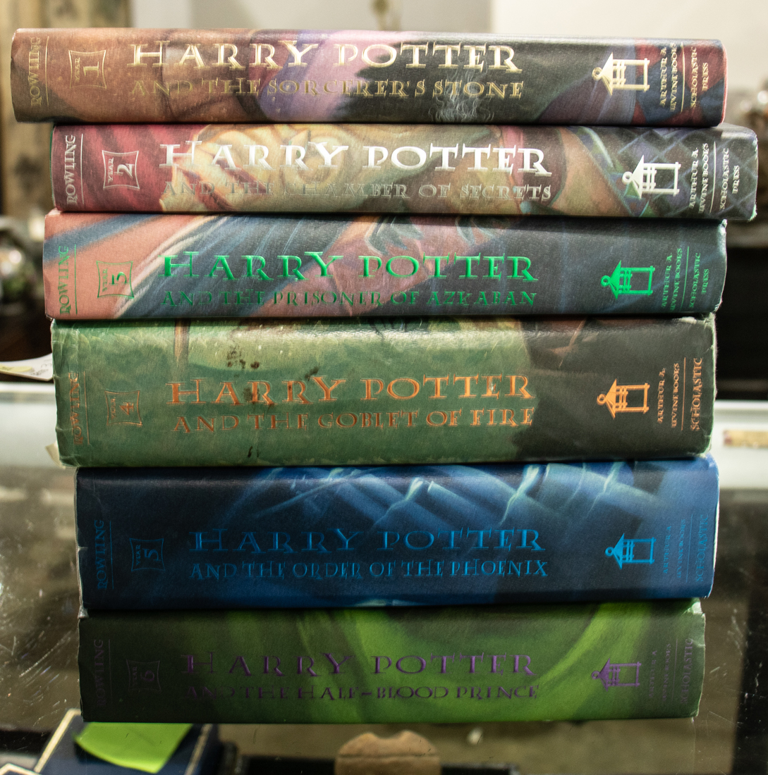 (LOT OF 6) HARRY POTTER FIRST