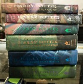 (LOT OF 6) HARRY POTTER FIRST