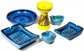(LOT OF 6) ITALIAN MODERN CERA