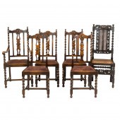 (LOT OF 6) JACOBEAN STYLE ASSO
