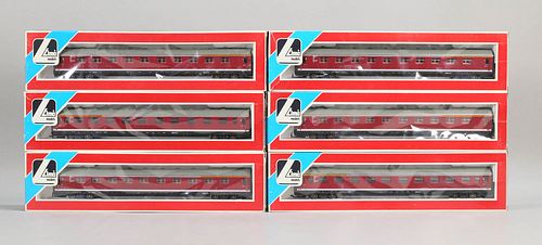 LOT OF 6 LIMA PASSENGER TRAINSLot