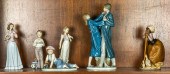 (LOT OF 6) LLADRO PORCELAIN FI