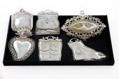 (LOT OF 6) MEXICAN SILVERED ME