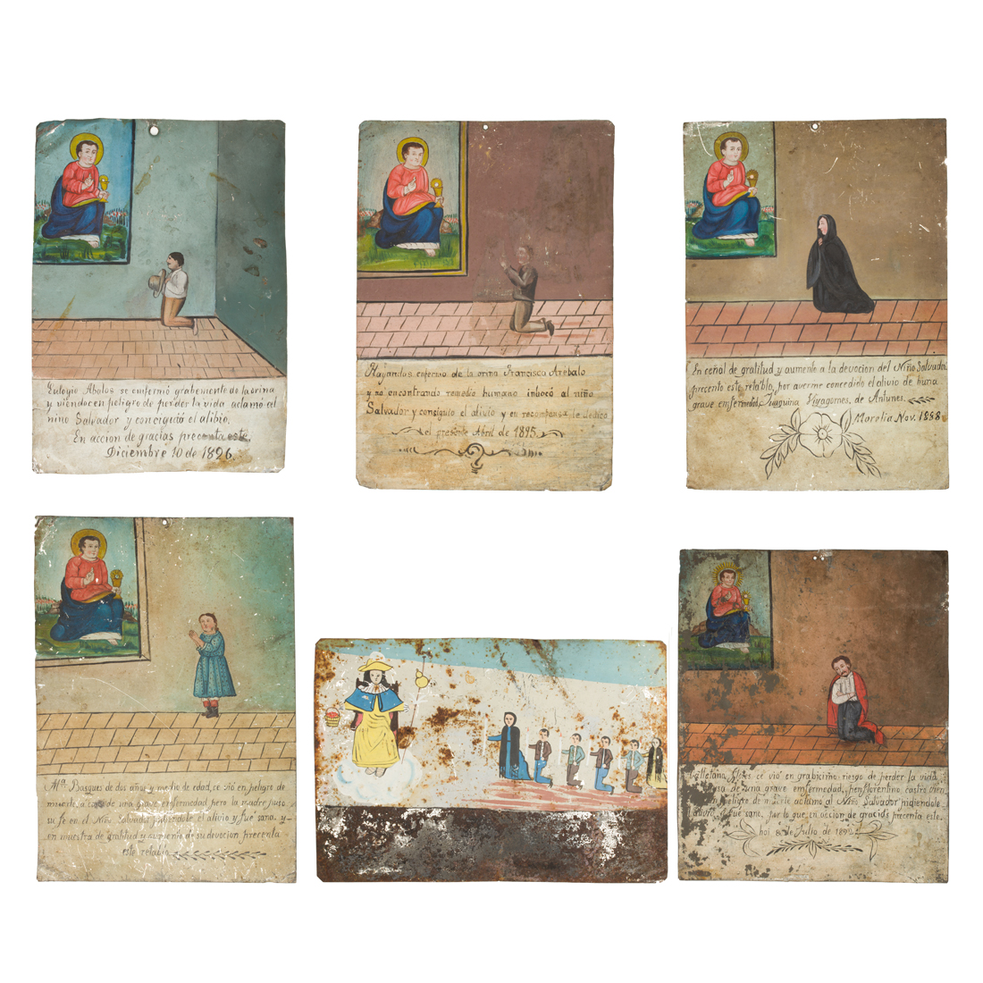 (LOT OF 6) MEXICAN SPANISH COLONIAL