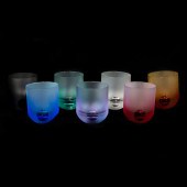 (LOT OF 6) MOSER FROSTED GLASS