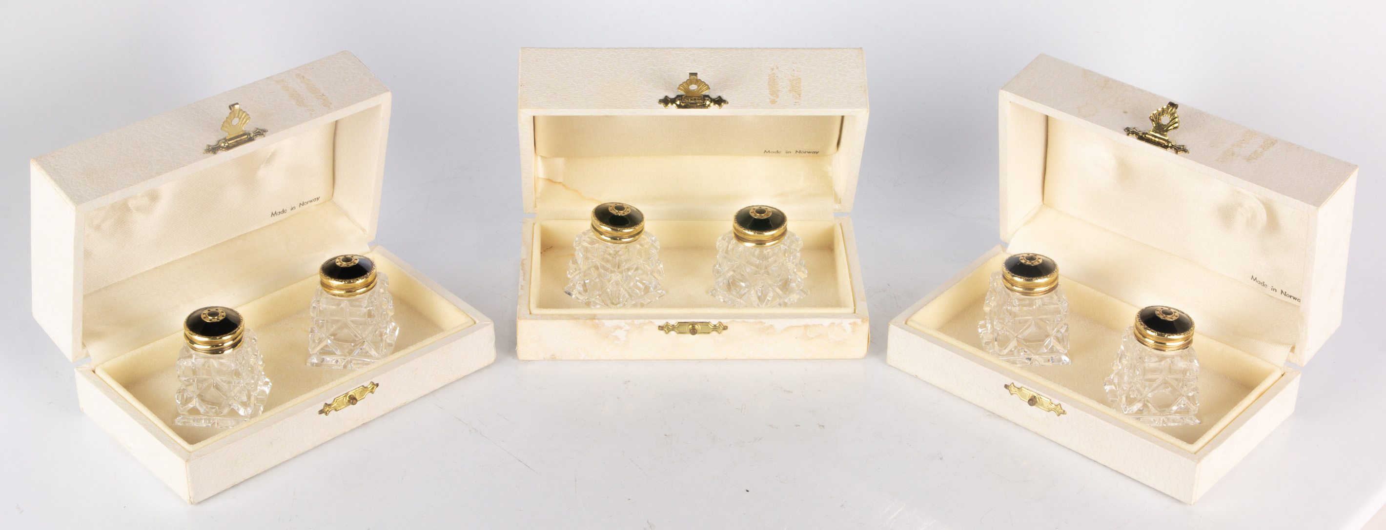 (LOT OF 6) NORWEGIAN GILT AND