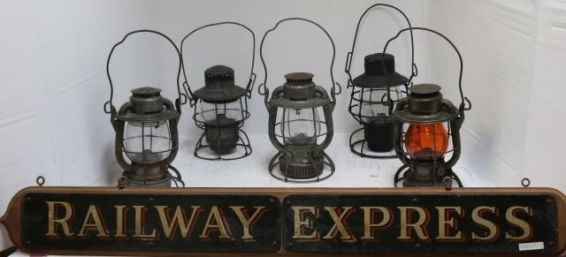 LOT OF 6 RAILROAD ITEMS TO
