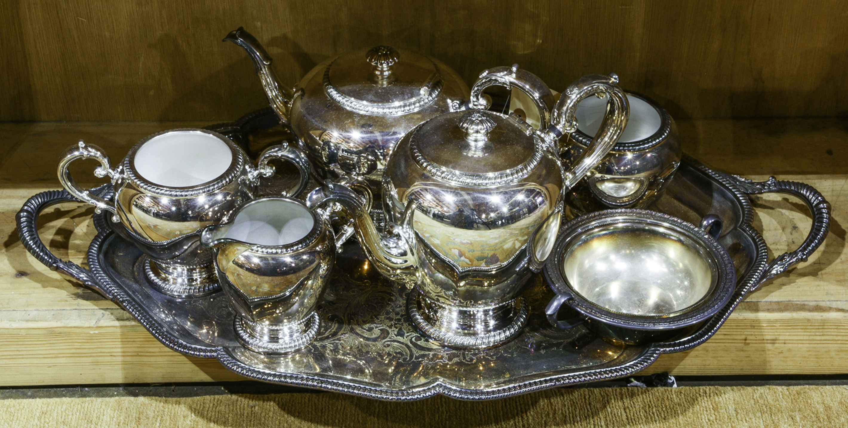 (LOT OF 6) REED AND BARTON PLATED