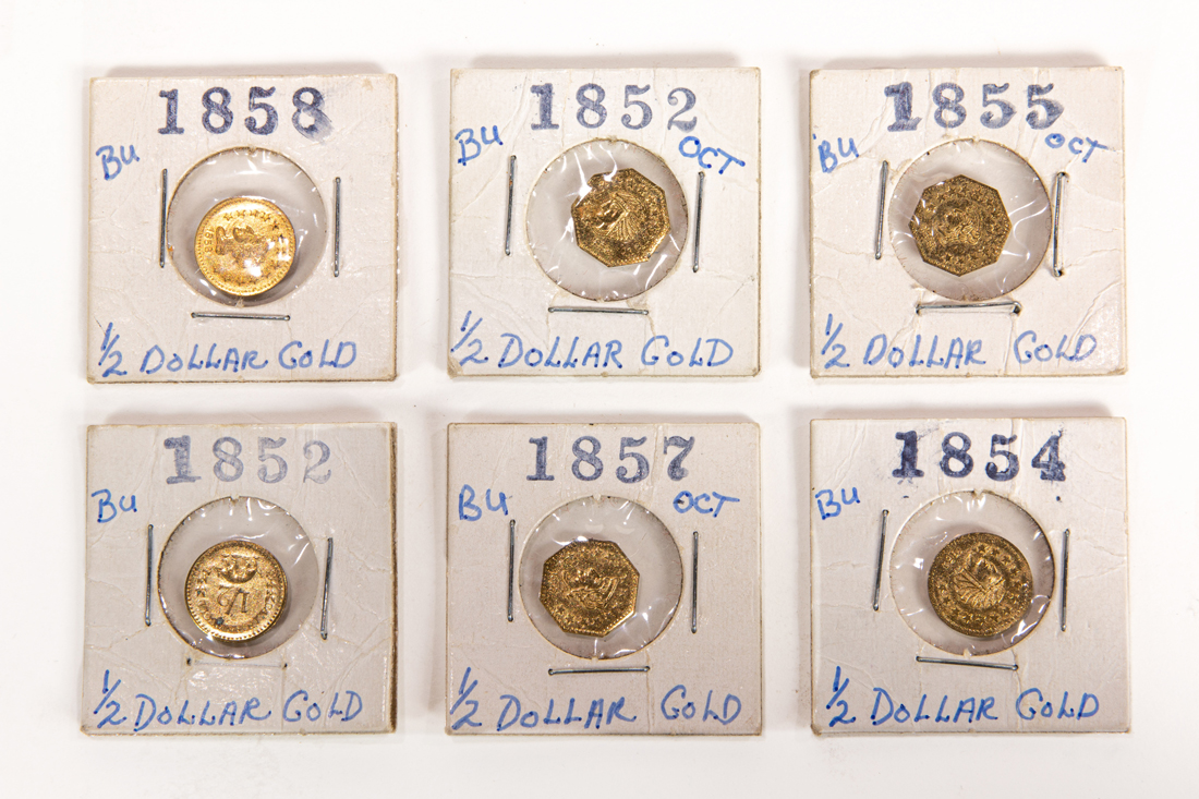 (LOT OF 6) REPLICA CALIFORNIAN $2