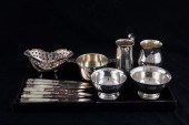 (LOT OF 6) STERLING TEA WARES: