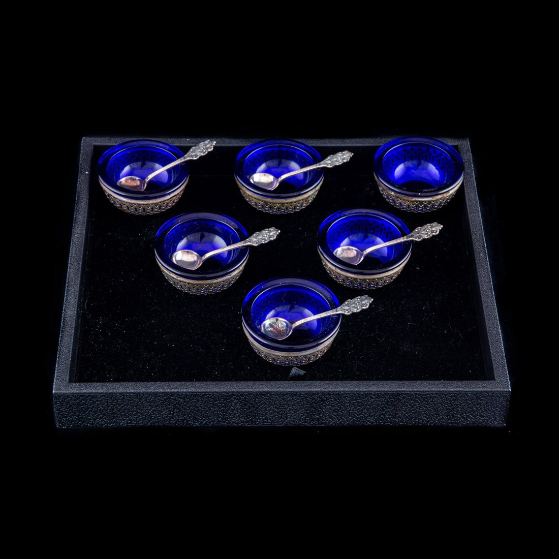 (LOT OF 6) WEBSTER STERLING SALT