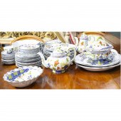 (LOT OF 63) ITALIAN FAIENCE CH