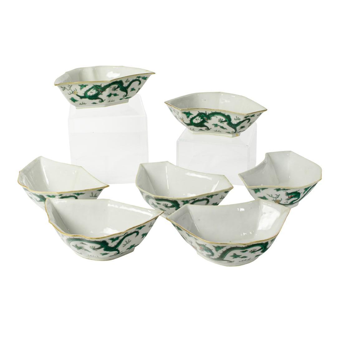 (LOT OF 7) CHINESE FAMILLE VERTE